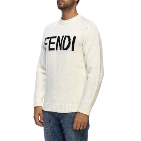 fendi white jumper|Fendi unisex sweater.